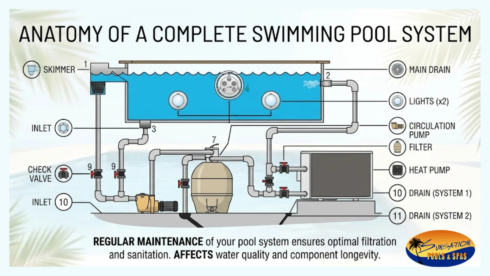 how does a pool heater work​